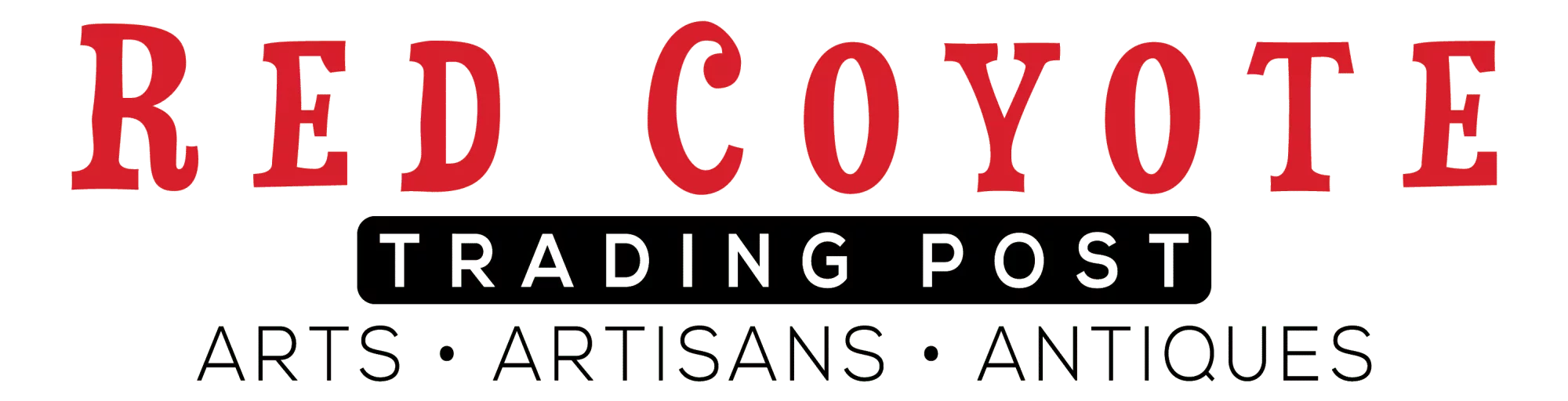 Red Coyote Trading Post logo with 